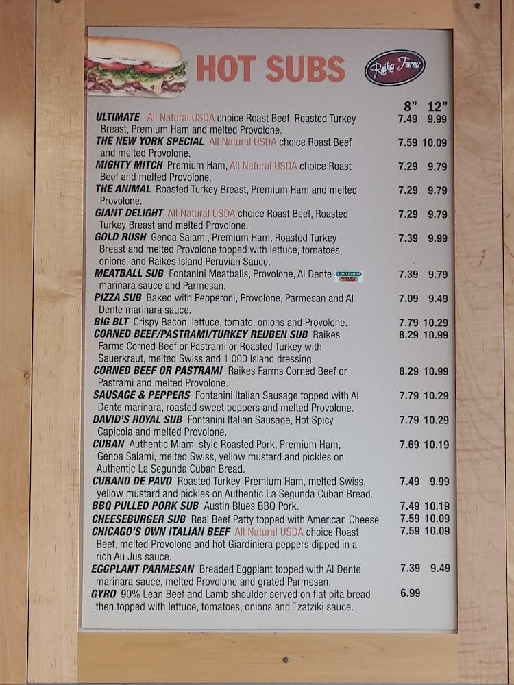 Larry's Giant Subs Menu image 2