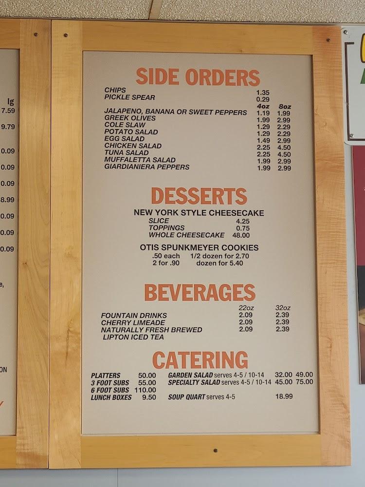 Larry's Giant Subs Menu image 4